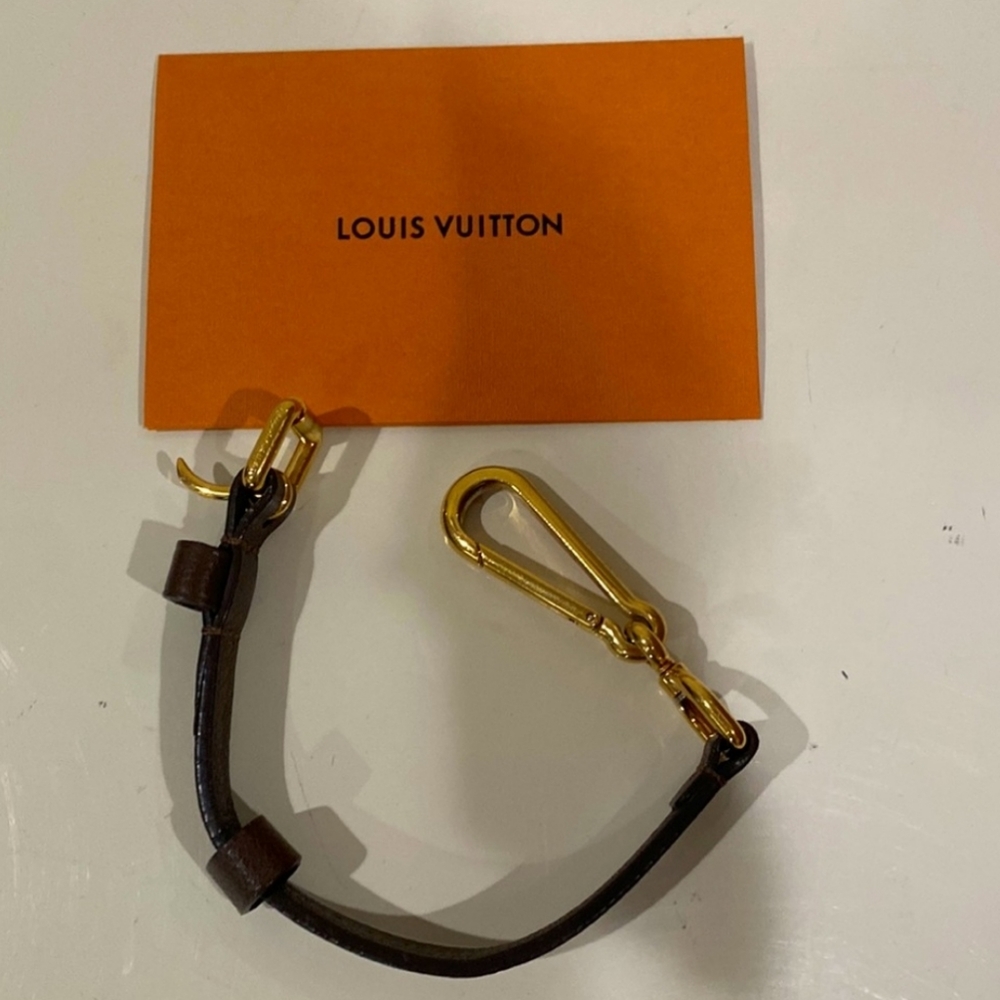 LOUIS VUITTON Empreinte HAVANNA leather key clasp hook